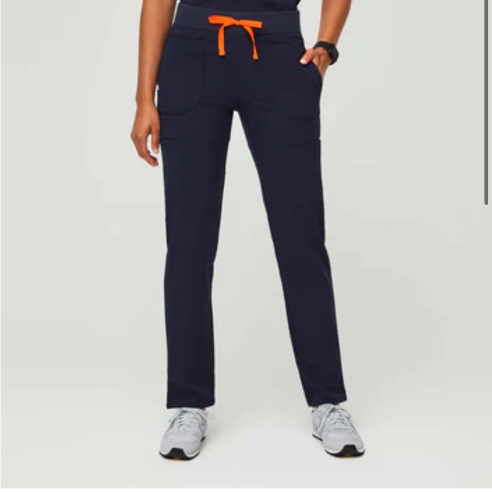 Figs navy limited edition Nepal skinny scrub pant size XS